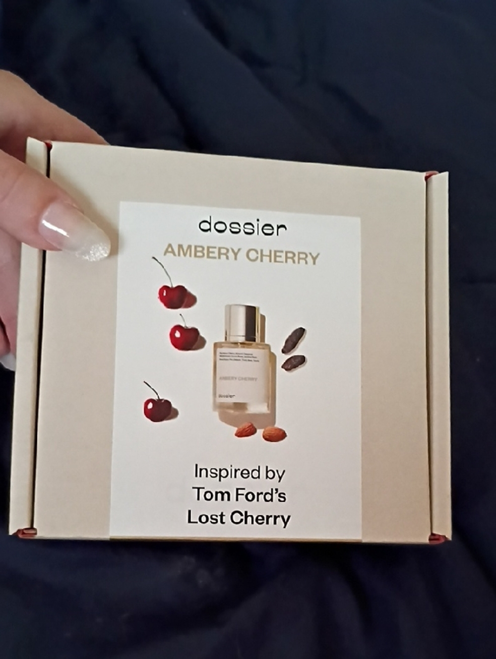 Dossier Ambery Cherry 🍒 Women's Perfume Inspired By Tom Ford's Lost Cherry NWT